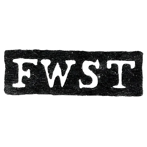 Клеймо мастера Веннерстрем Олоф Фредерик - Ленинград - инициалы "FWST"