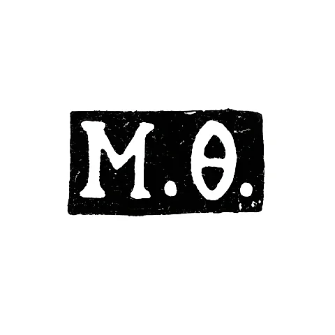 Master's Mark of Fetisov M. N. - Moscow - initials "M.F." - 1849-1860