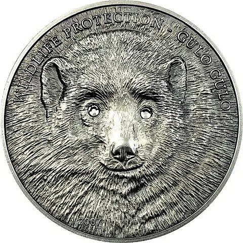 500 Tugriks 2007, Wolverine [Mongolia] — 1