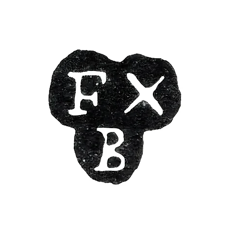 Клеймо мастера Будде Жан Франсуа - Ленинград - инициалы "FXB"