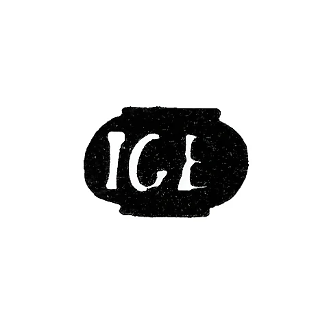 Клеймо мастера Эбен Иоганн Георг - Рига - инициалы "IGB"