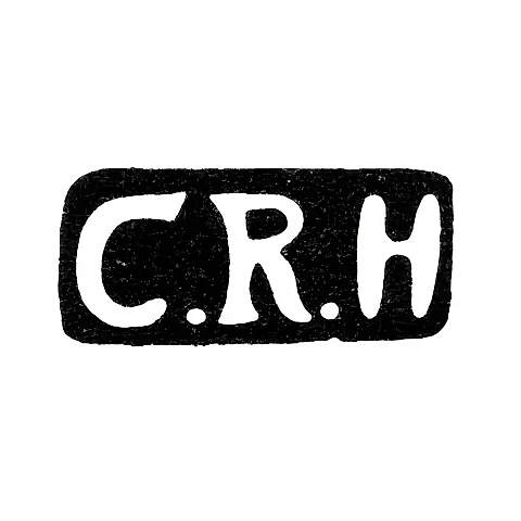 Клеймо мастера Херманн Роберт Хуго - Тарту - инициалы "CRH" - 1853-1886 гг.
