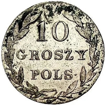 10 грошей 1827, IB — 1