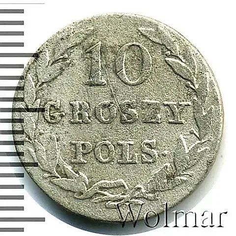 10 грошей 1822, IB — 1