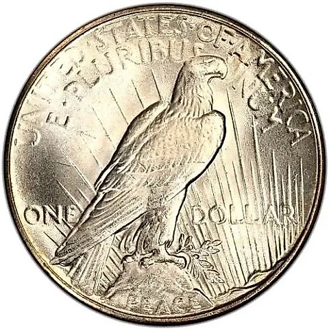 1935 Peace Dollar, United States — 1