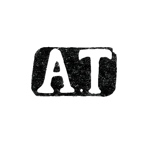 Hallmark of an Unknown St. Petersburg Master - Initials "A.T" - 1880s-1890s