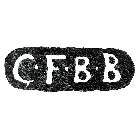 Master's Mark of Bredenberg Carl Frederik - Leningrad - Initials "C-F-B-B"