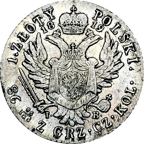 1 Zloty 1819, IB — 1
