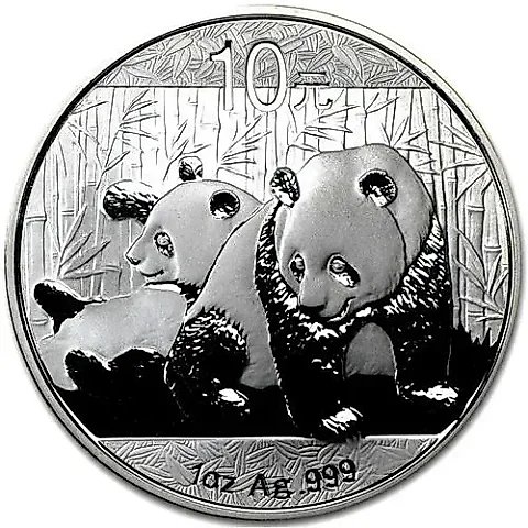 10 юаней 2010, панда [Китай] — 1