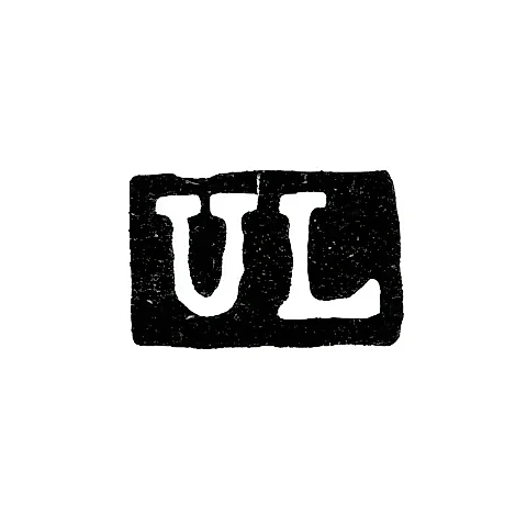 Клеймо неизвестного мастера Ленинграда - инициалы "UL" - 1834 г.