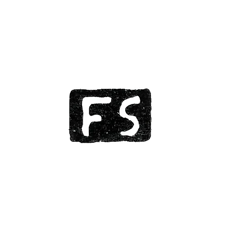 Клеймо мастера Сухих Фридрих Эдуард - Ленинград - инициалы "FS"