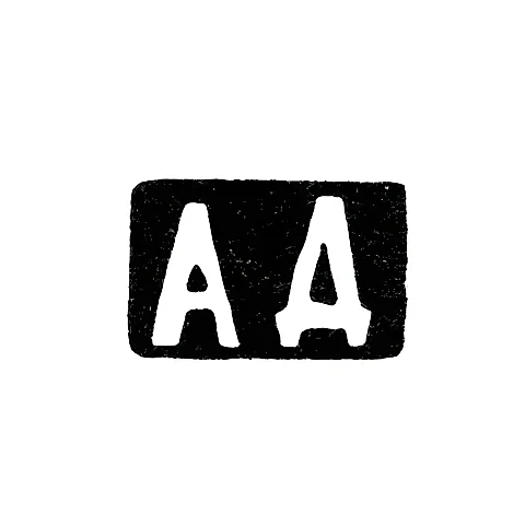 Клеймо мастера Домнин Александр Васильев - с. Красное - инициалы "АД" - 1898 г.