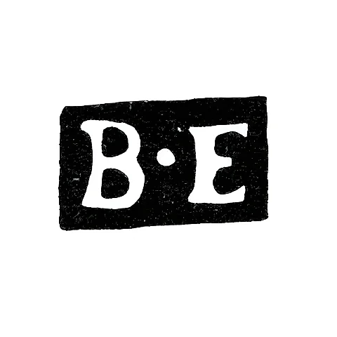 Mark of an Unknown Moscow Master - Initials "V-E" - 2nd Half of the 18th Century