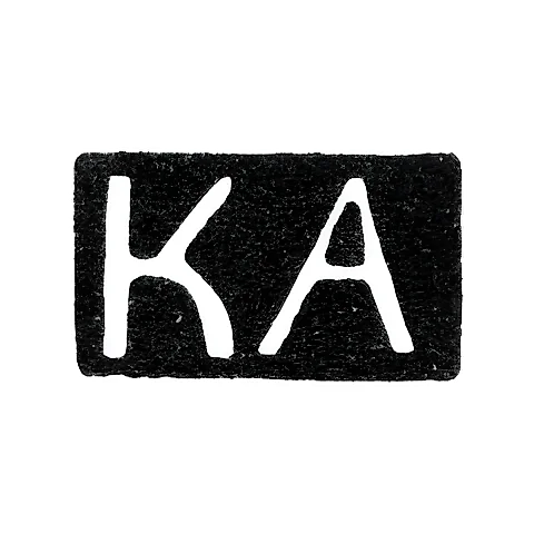 Клеймо неизвестного мастера Таллина - инициалы "KA" - 1924-1940 гг.