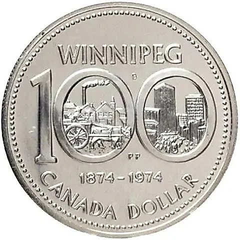 1 Dollar 1974, Winnipeg [Canada] — 1