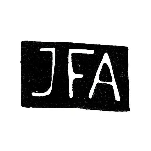 Клеймо мастера Андреев Иван Федоров - Москва - инициалы "JFA" - 1883-1896 гг.
