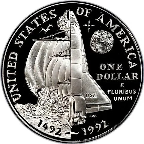 1 Dollar 1992, P, Columbus [USA] — 1