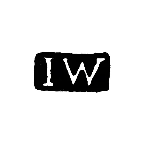 Клеймо мастера Варьюс Иоган - Ленинград - инициалы "IW"