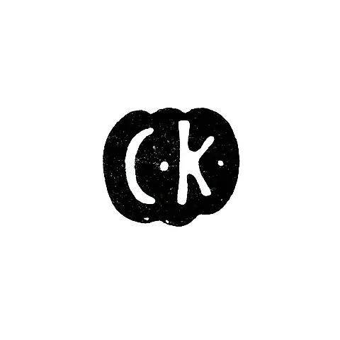 Клеймо мастера Краутведель Христиан - Пярну - инициалы "CK" - 1744-1764 гг.