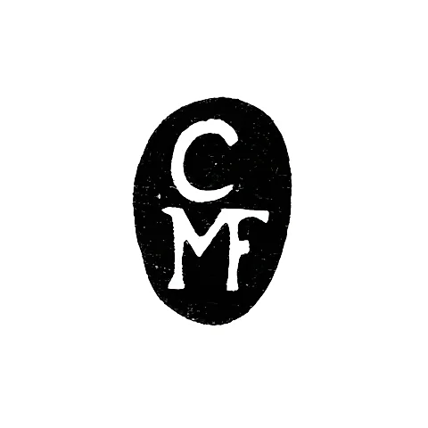 Клеймо мастера Мансфельд Кристофер I - Таллин - инициалы "CMF" - 1682-1731 гг.