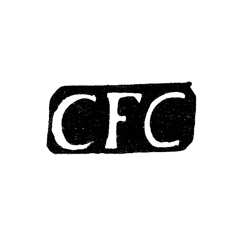 Клеймо мастера Клеменс Карл Фридрих - Таллин - инициалы "CFC" - 1768-1793 гг.