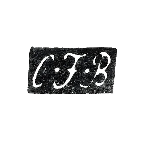 Клеймо мастера Бьёркман Карл Фредерик - Ленинград - инициалы "C-F-B"