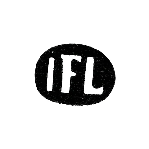 Клеймо мастера Любкен Иост Фридрих - Таллин - инициалы "IFL" - 1693-1723 гг.