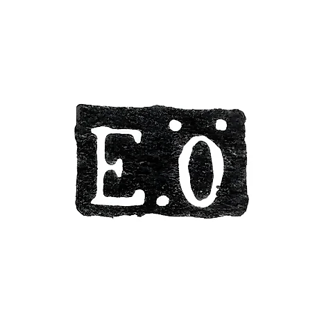 Клеймо мастера Оман Эрик - Ленинград - инициалы "E.O"