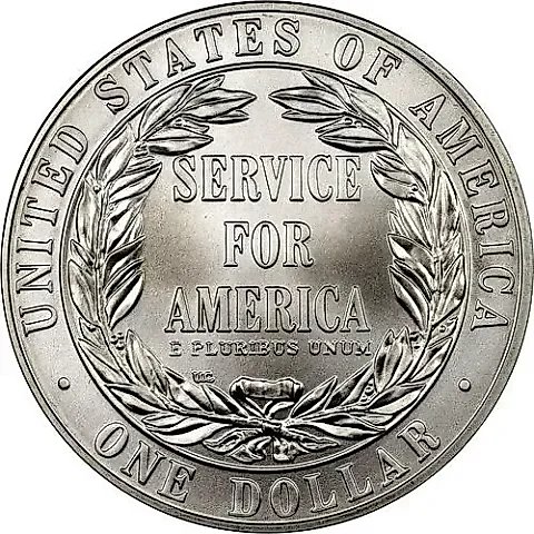 1996 S, Spirit of Volunteerism, 1 Dollar [USA] — 1