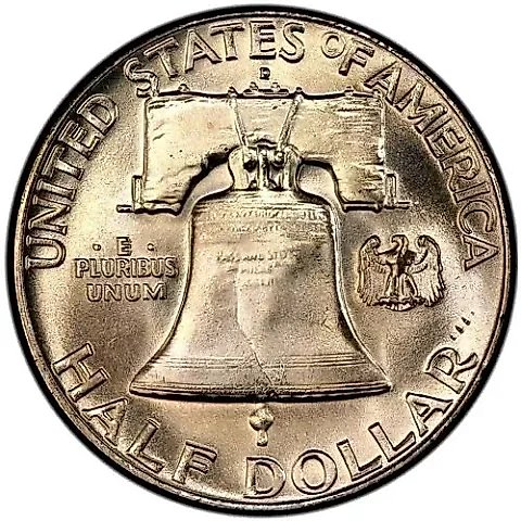 50 Cents 1961, D, Mint Mark "D" - Denver [USA] — 1