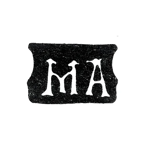 Master's Mark of Mikhail Andreev - Moscow - initials "MA" - 1706-1727