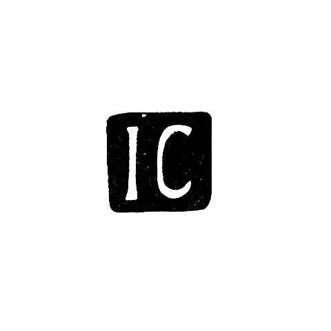 Клеймо неизвестного мастера Одессы - инициалы "IC" - 1873 г.