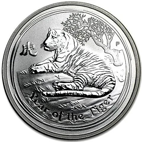 50 центов 2010, P, год тигра [Австралия] — 1