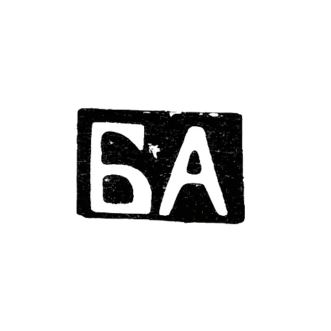 Hallmark of an Unknown Master from Ordzhonikidze - Initials "BA" - 1899-1908