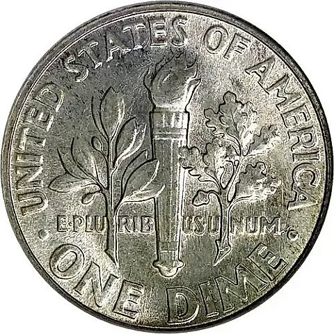10 Cents 1956, No Mint Mark [USA] — 1