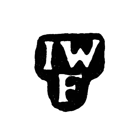 Клеймо мастера Фейербах Иоганн Вендель - Ленинград - инициалы "IWF"