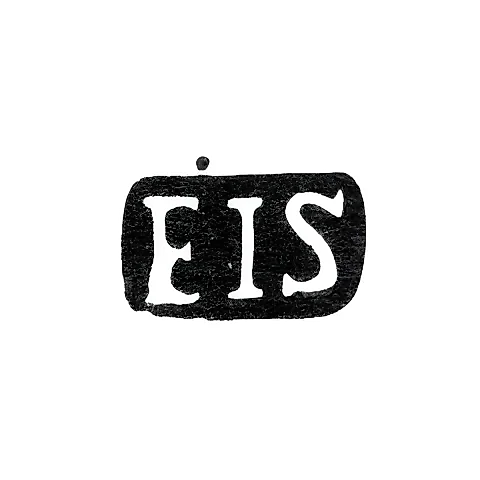 Клеймо мастера Систонен Эрик Иоганн - Ленинград - инициалы "EIS"