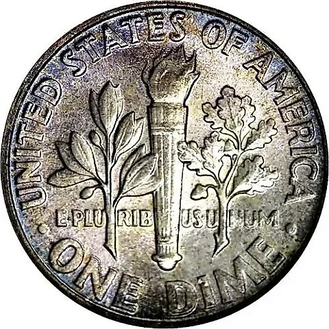 10 центов 1954, без обозначения монетного двора [США] — 1