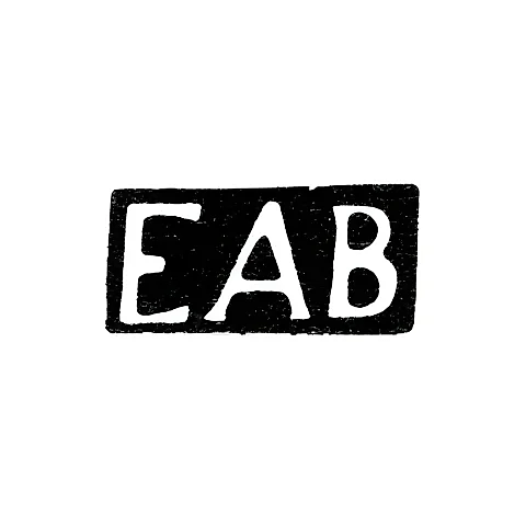 Клеймо мастера Бауер Эдуард Аугуст - Таллин - инициалы "EAB" - 1830-1855 гг.