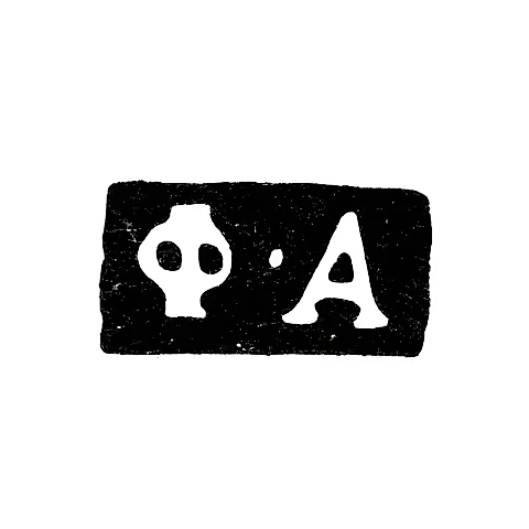 Клеймо мастера Андреянов Федор - Москва - инициалы "Ф-А" - 1793-1826 гг.