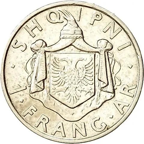1 Franc 1935 [Albania] — 1