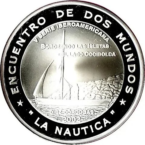 10 кордоб 2002, парусная лодка [Никарагуа] Proof — 1
