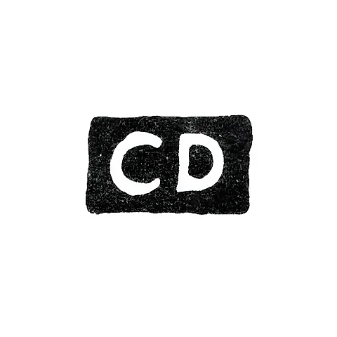 Клеймо мастера Дюхем Кретьен - Ленинград - инициалы "CD"