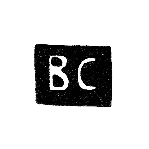 Клеймо неизвестного мастера Смоленска - инициалы "ВС" - 1758 г.