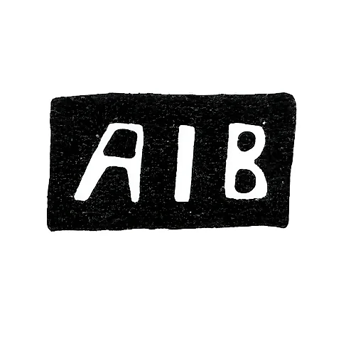 Клеймо неизвестного мастера Тарту - инициалы "AIB" - 1862 г.