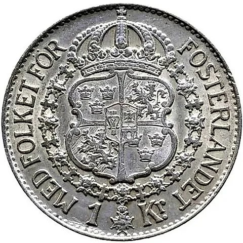 1 крона 1938 [Швеция] — 1