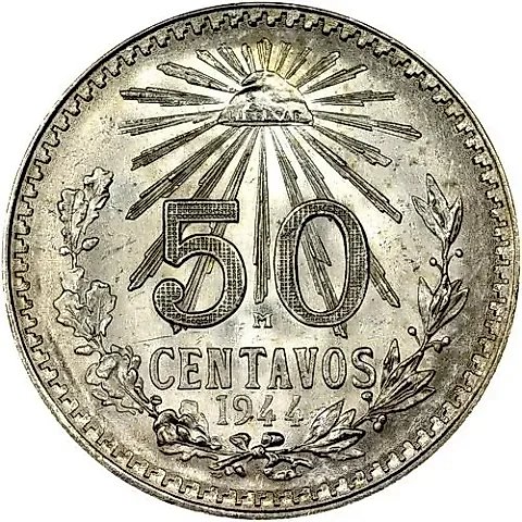 50 Centavos 1944 [Mexico] — 1