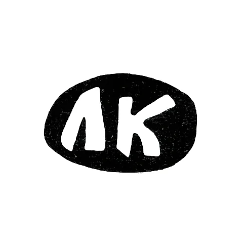 Master's Mark of Larion Aleksandrov Knyazev - Astafyevskoye Village - Initials "LK" - Late 19th Century