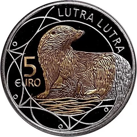 5 Euro 2011, Otter [Luxembourg] Proof — 1