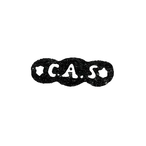 Клеймо мастера Сейпель Карл Адольф - Ленинград - инициалы "C.A.S"